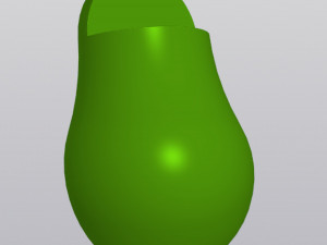 牛油果花瓶笔架 3D 打印模型