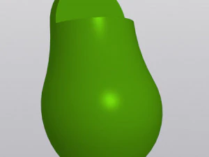 Avocado Vase Pen holder 3D Print Model