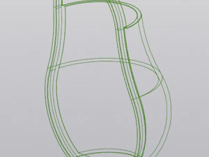 Avocado Vase Pen holder 3D Print Model