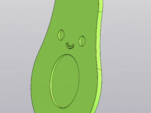 Avocado Vase Pen holder 3D Print Model