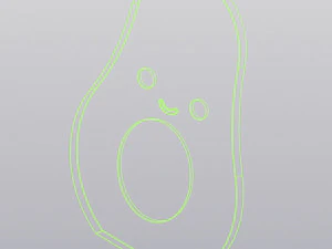 Avocado Vase Pen holder 3D Print Model