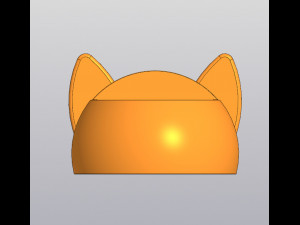 Small holder Pen holder Vase Planter Cat 3D Baskı Modeli