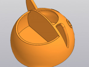 Small holder Pen holder Vase Planter Cat 3D Baskı Modeli