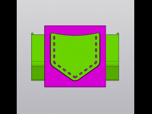 Organizer with pockets 3Dプリントモデル