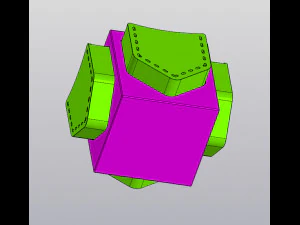 Organizer with pockets 3D Print Model