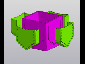 Organizer with pockets 3Dプリントモデル