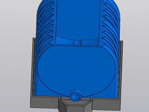 Water tank Planter 3D Print Model