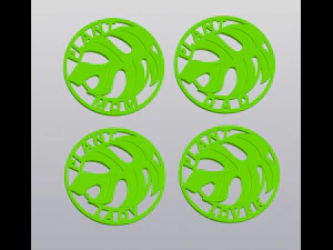 Set 4 Keychains Plant Mom Plant Dad Plant Lady Plant Lover 3D Print Model