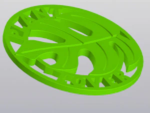 Set 4 Keychains Plant Mom Plant Dad Plant Lady Plant Lover 3D Print Model