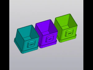 Ctrl Alt Del Planters 3D Print Model