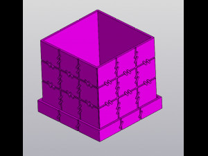 Patchwork Planter 3D Print Model