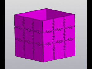 Patchwork Planter 3D Print Model