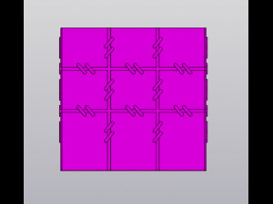 Patchwork Planter 3D Print Model