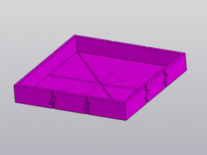 Patchwork Planter 3D Print Model
