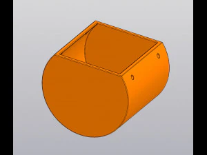 Hanging planter and Wall decor Sun with face 3D Print Model