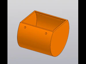 Hanging planter and Wall decor Sun with face 3D Print Model