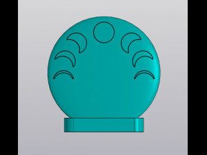 Moon phases planter v2 Modello di stampa 3D
