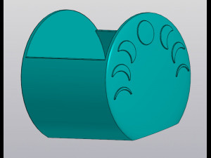 Moon phases planter v2 Modello di stampa 3D