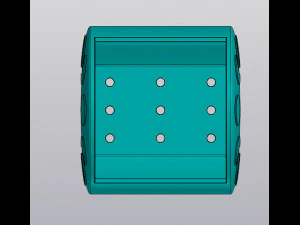 Moon phases planter v2 3D Print Model