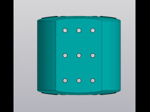 Moon phases planter v2 Modello di stampa 3D