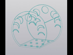 Moon phases planter v2 Modello di stampa 3D