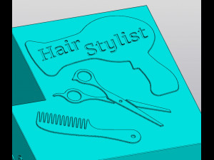 Hair Stylist Organizer v2 3D Print Model