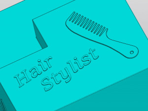 Hair Stylist Organizer v2 3D Print Model