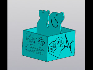 Vet clinic organizer 3D Print Model