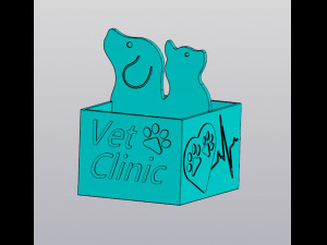 Vet clinic organizer 3D Print Model