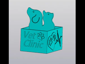 Vet clinic organizer 3D Print Model