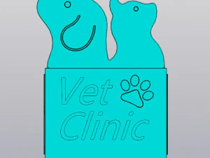 Vet clinic organizer 3D Print Model