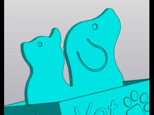 Vet clinic organizer 3D Print Model
