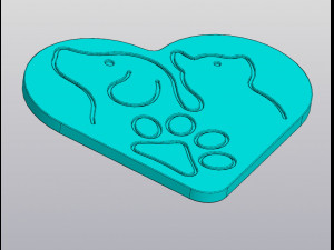 Pets Cup coaster 3D Принт Модель