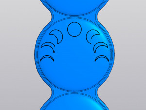 Moon phases Vase 3D Baskı Modeli