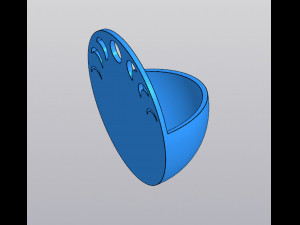 Moon phases Hanging planter Holder for small things Modèles 3D en vedette