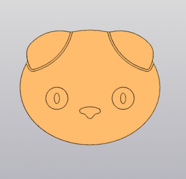 Scottish Fold cat Cup coaster 3D 프린트 모델 .c4d .max .obj .3ds .fbx .stl .blend 