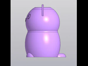 Funny cat Vase Penholder 3D Print Model