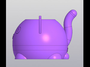 Portapenne per fioriera con gatto maschio Modello di stampa 3D