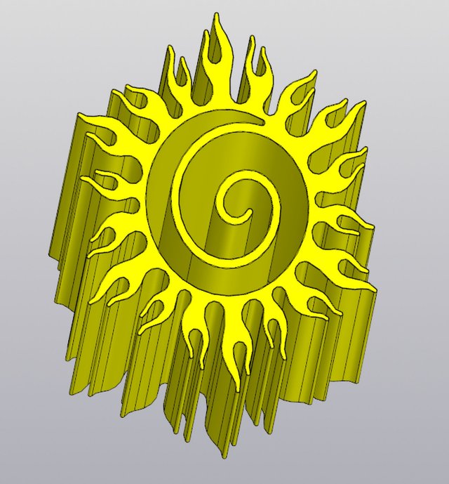 Sunny flame Organizer 3Dプリントモデル .c4d .max .obj .3ds .fbx .stl .blend 