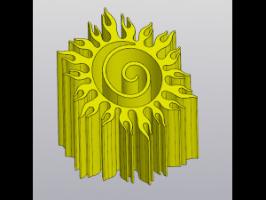 Sunny flame Organizer 3Dプリントモデル