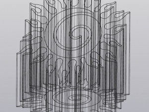 Sunny flame Organizer 3Dプリントモデル