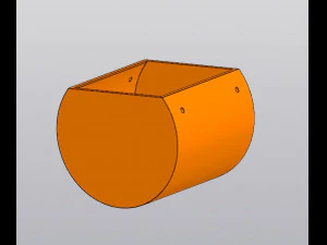 Set 2 Planters and Wall decor Lady Deer 3D Print Model