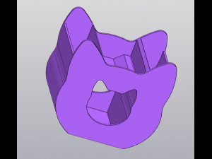 Two cats Organizer 3D-printmodel