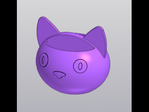 Meow Organizer Model Cetak 3D