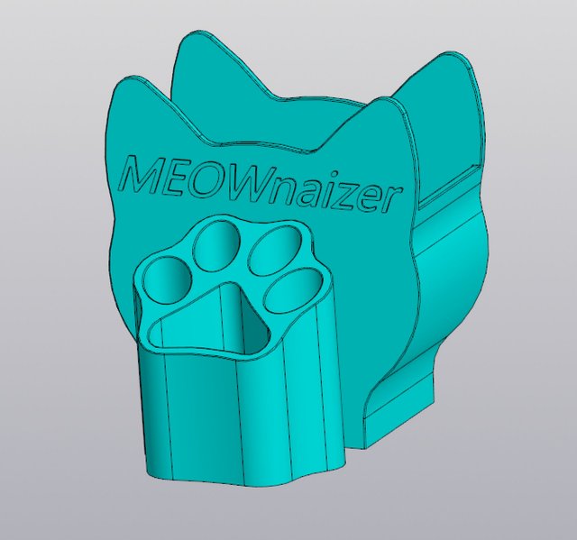 Meownaizer Organizer 3D प्रिंट मॉडल .c4d .max .obj .3ds .fbx .stl .blend 