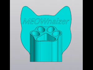 Penyelenggara Meownaizer Model Cetak 3D