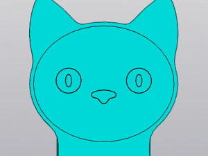 Penyelenggara Meownaizer Model Cetak 3D