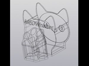 Meownaizer Organizer 3D प्रिंट मॉडल