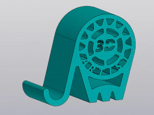 3D artist Phone holder 3D Print Model