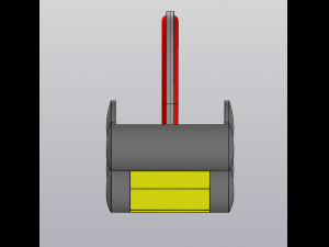 Small Planter Holder for small things Rainbow and thunder clouds 3D 打印模型